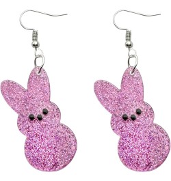 Easter Earrings for Women Cute Easter Bunny Rabbit Egg Animal Earrings Jewelry for Women Teen Girls E $7.41 Earrings