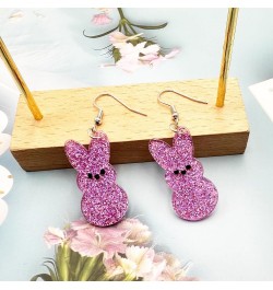 Easter Earrings for Women Cute Easter Bunny Rabbit Egg Animal Earrings Jewelry for Women Teen Girls E $7.41 Earrings