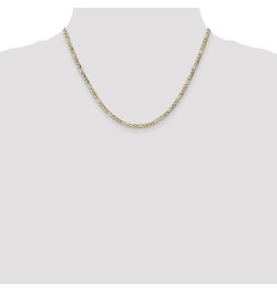 10k Yellow Gold 3.5mm Semi-Solid Figaro Chain -16.0" 18.0" 20.0" 22.0" 24.0" 26.0 18.0 Inches $117.00 Necklaces