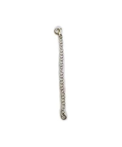 Sterling Silver Chain Extender | Easily Add Length to Any Necklace | Both Fashion and Function Sterling Silver - 4 Inch 3 Inc...