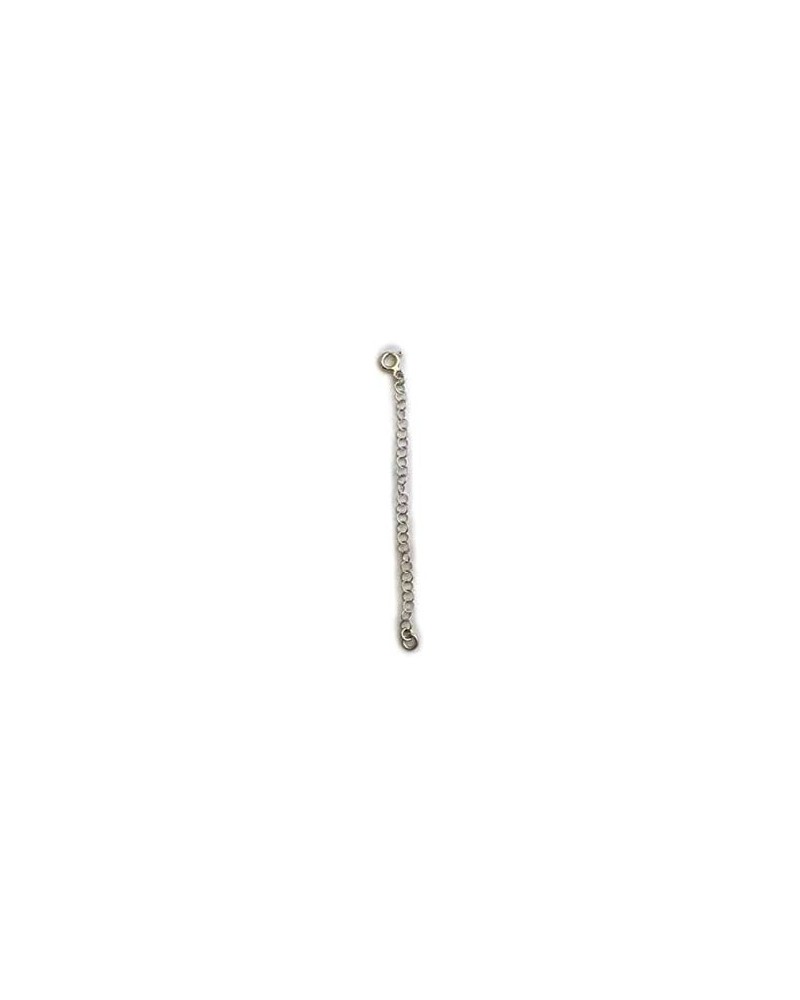 Sterling Silver Chain Extender | Easily Add Length to Any Necklace | Both Fashion and Function Sterling Silver - 4 Inch 3 Inc...