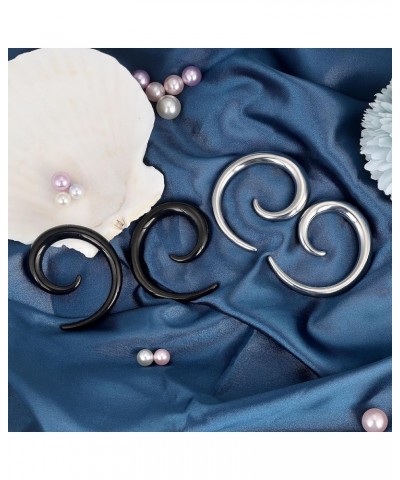 4pcs Stainless Steel Spiral Tapers for Ear Ear Weights Ear Hangers Piercing Gauges 12g 8g 6g 4g 2g 0g 6g(4mm) $10.29 Body Jew...