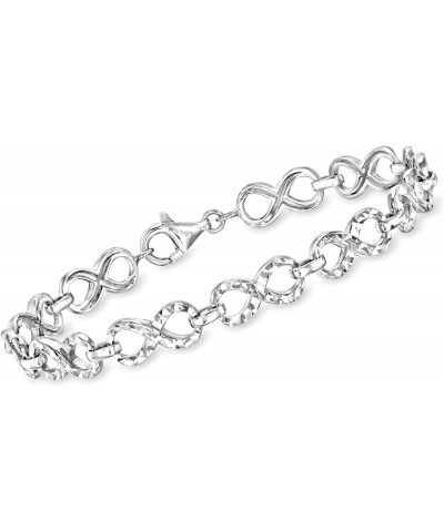 Sterling Silver Infinity-Link Bracelet. 8 inches $41.16 Bracelets