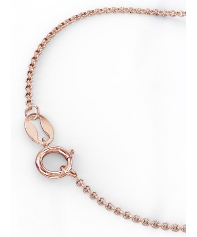 10K Classic Engravable Double Bar Necklace by JEWLR 18.0 Inches Rose Gold $91.43 Necklaces