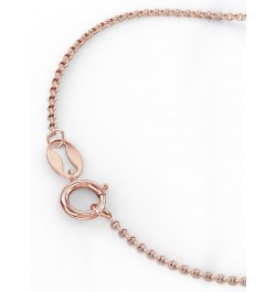 10K Classic Engravable Double Bar Necklace by JEWLR 18.0 Inches Rose Gold $91.43 Necklaces