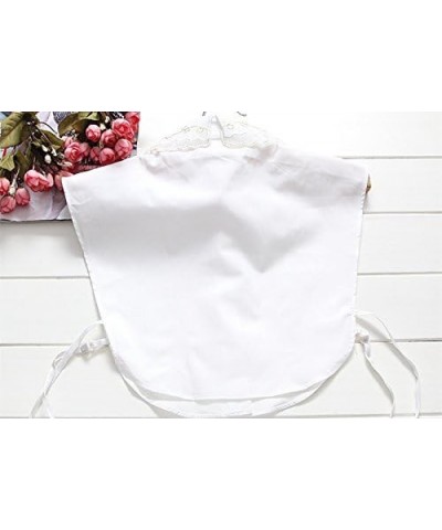 Choker Necklace Unisex Women Peter Pan Detachable Lapel Shirt Fake False Collar Daisy-White $7.29 Necklaces