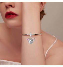 Constellation Charm for Women Bracelets Horoscope Zodiac Sign Teardrop Birthstone Birthday Anniversary Dangle Bead for Mom Gr...