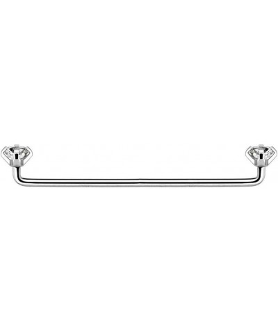 Staple Surface Barbell with Internally Threaded Prong set Clear Gem Surgical Steel 14G Sold Each 7/8" (22mm) $8.98 Body Jewelry