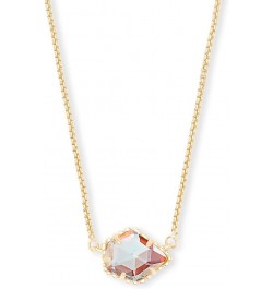 Tess Pendant Necklace for Women, Fashion Jewelry GOLD - IRIDESCENT DICHROIC GLASS $31.82 Necklaces