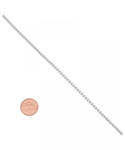 1.9mm Solid .925 Sterling Silver Square Box Chain Necklace 16.0 Inches $36.16 Necklaces