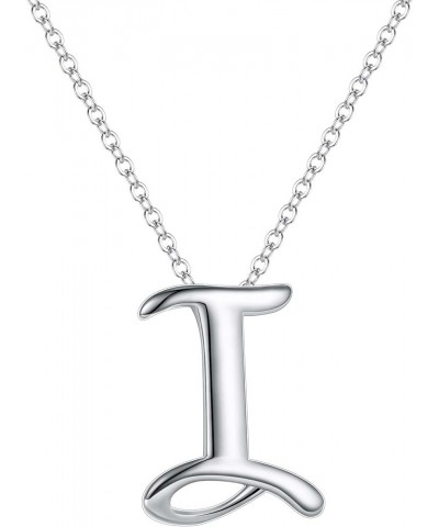 Initial Necklace 925 Sterling Silver 26 Letters Alphabet Pendant Necklace Personalized Charm Jewelry Gift for Women I $6.97 N...