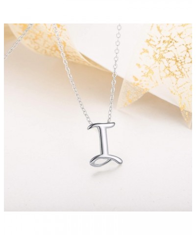 Initial Necklace 925 Sterling Silver 26 Letters Alphabet Pendant Necklace Personalized Charm Jewelry Gift for Women I $6.97 N...