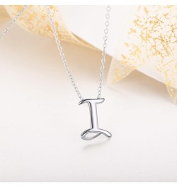 Initial Necklace 925 Sterling Silver 26 Letters Alphabet Pendant Necklace Personalized Charm Jewelry Gift for Women I $6.97 N...