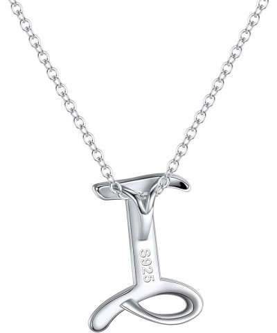 Initial Necklace 925 Sterling Silver 26 Letters Alphabet Pendant Necklace Personalized Charm Jewelry Gift for Women I $6.97 N...