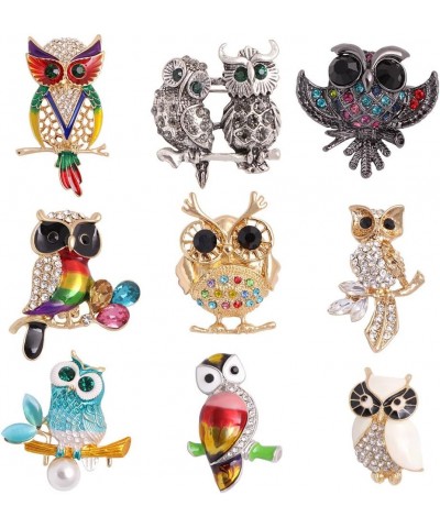 Elegant Owl Gifts Cute Owl Brooch Pins for Women Men Elegant Feather Brooches Pin Dress Accessories Type 4 $11.44 Brooches & ...