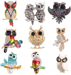 Elegant Owl Gifts Cute Owl Brooch Pins for Women Men Elegant Feather Brooches Pin Dress Accessories Type 4 $11.44 Brooches & ...