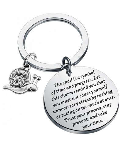 Snail Keychain Snail Gift Inspirational Gift The Snail Is A Symbol Of Time And Progress Snail is a Symbol $10.58 Pendants