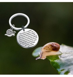 Snail Keychain Snail Gift Inspirational Gift The Snail Is A Symbol Of Time And Progress Snail is a Symbol $10.58 Pendants