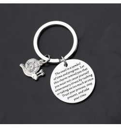 Snail Keychain Snail Gift Inspirational Gift The Snail Is A Symbol Of Time And Progress Snail is a Symbol $10.58 Pendants