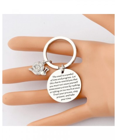 Snail Keychain Snail Gift Inspirational Gift The Snail Is A Symbol Of Time And Progress Snail is a Symbol $10.58 Pendants