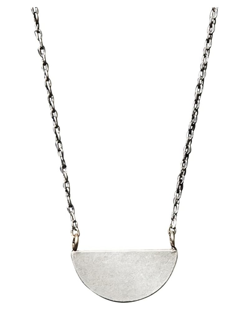 Refined Necklace Collection - Half Moon/Silver $12.71 Necklaces