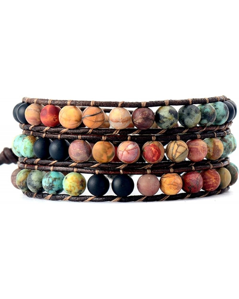 Boho Leather Wrap Bracelets for Women Cute Stackable Heart Summer Bracelets for Women Trendy 2024 Mothers Day Gifts B45:wrap ...