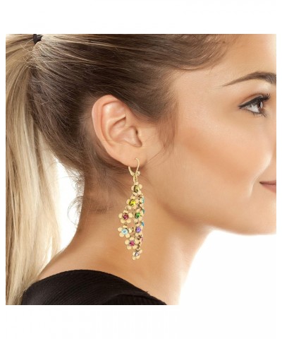 Betsey Flower Chandelier Earrings $17.16 Earrings