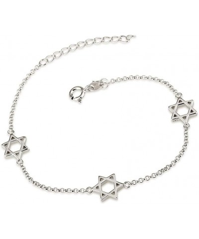 Star of David Bracelet, Jewish Bracelet, Judaica Jewelry Bracelets, David Star Bracelet, Jewish Jewelry for Women, Jewish Pra...