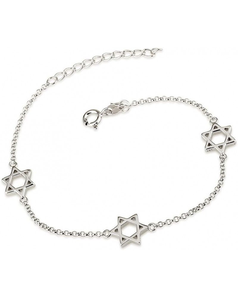 Star of David Bracelet, Jewish Bracelet, Judaica Jewelry Bracelets, David Star Bracelet, Jewish Jewelry for Women, Jewish Pra...