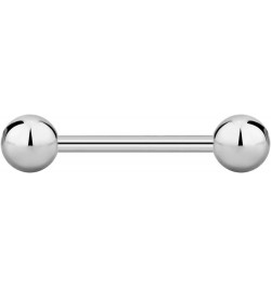 14g-16g Internally Threaded Titanium Straight Barbell Body Piercing Jewelry (Sold Individually) 16G 12mm (1/2") 4mm Balls $9....