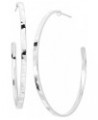 'Circle Up' Hammered Hoop Earrings in Sterling Silver Silver $34.85 Earrings