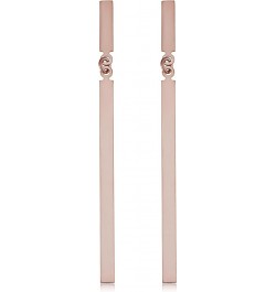 14k Yellow or Rose Gold Short and Long Vertical Bar Drop Earrings (1.75 inches long) Rose Gold $89.70 Earrings