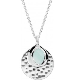 'Entranced' Natural Chalcedony Pendant Necklace in Sterling Silver, 18" + 2 20 Inches $28.00 Necklaces