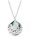 'Entranced' Natural Chalcedony Pendant Necklace in Sterling Silver, 18" + 2 20 Inches $28.00 Necklaces