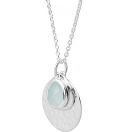 'Entranced' Natural Chalcedony Pendant Necklace in Sterling Silver, 18" + 2 20 Inches $28.00 Necklaces