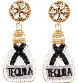 Womens Beaded Drink Dangle Earrings, Tequila, One Size $11.39 Earrings