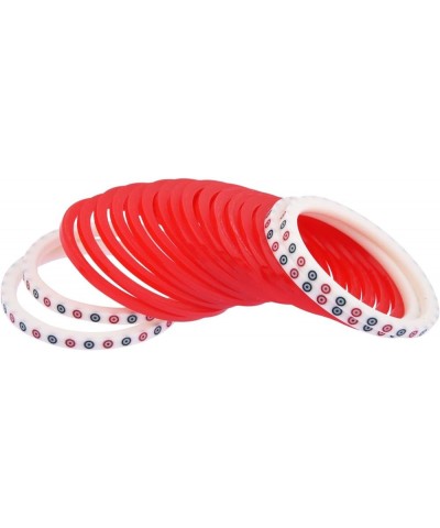 Indian Bridal Bangle Set Bollywood CZ Crystal Traditional Bridal Red Bangle Bracelet Jewelry Style 3 (Set of 48 Pcs) 2-6 $14....