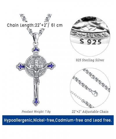 St Michael Necklace for Men Women Virgin Mary Miraculous Medal Virgen de Guadalupe Praying Hand pendant 925 Sterling Silver K...