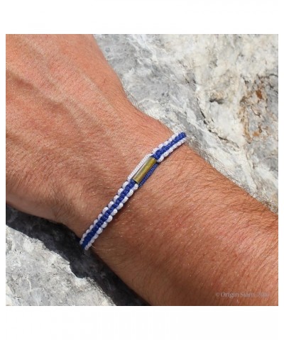 Handmade Thai Wristband With Brass Amulet | Blessed Woven Macrame Bracelet | For Karma Good Luck Love Friendship Yoga Meditat...