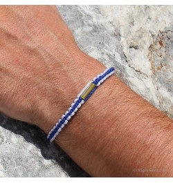 Handmade Thai Wristband With Brass Amulet | Blessed Woven Macrame Bracelet | For Karma Good Luck Love Friendship Yoga Meditat...