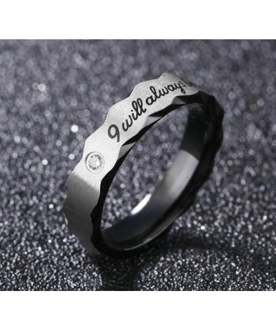 I Will Always be with You Promise Engagement Ring Set of His and Hers Couple Rings Wedding Gift Men Size 12 $7.28 Rings