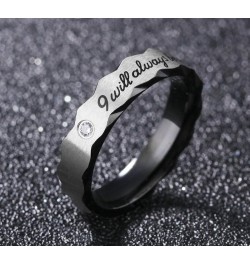 I Will Always be with You Promise Engagement Ring Set of His and Hers Couple Rings Wedding Gift Men Size 12 $7.28 Rings