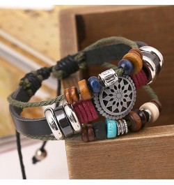 Bracelets for Women Trendy Leather Bracelets for Women Multilayer Leather Cuff Bracelets Boho Beaded Bracelet Jewelery Gift f...