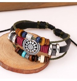 Bracelets for Women Trendy Leather Bracelets for Women Multilayer Leather Cuff Bracelets Boho Beaded Bracelet Jewelery Gift f...