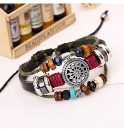 Bracelets for Women Trendy Leather Bracelets for Women Multilayer Leather Cuff Bracelets Boho Beaded Bracelet Jewelery Gift f...