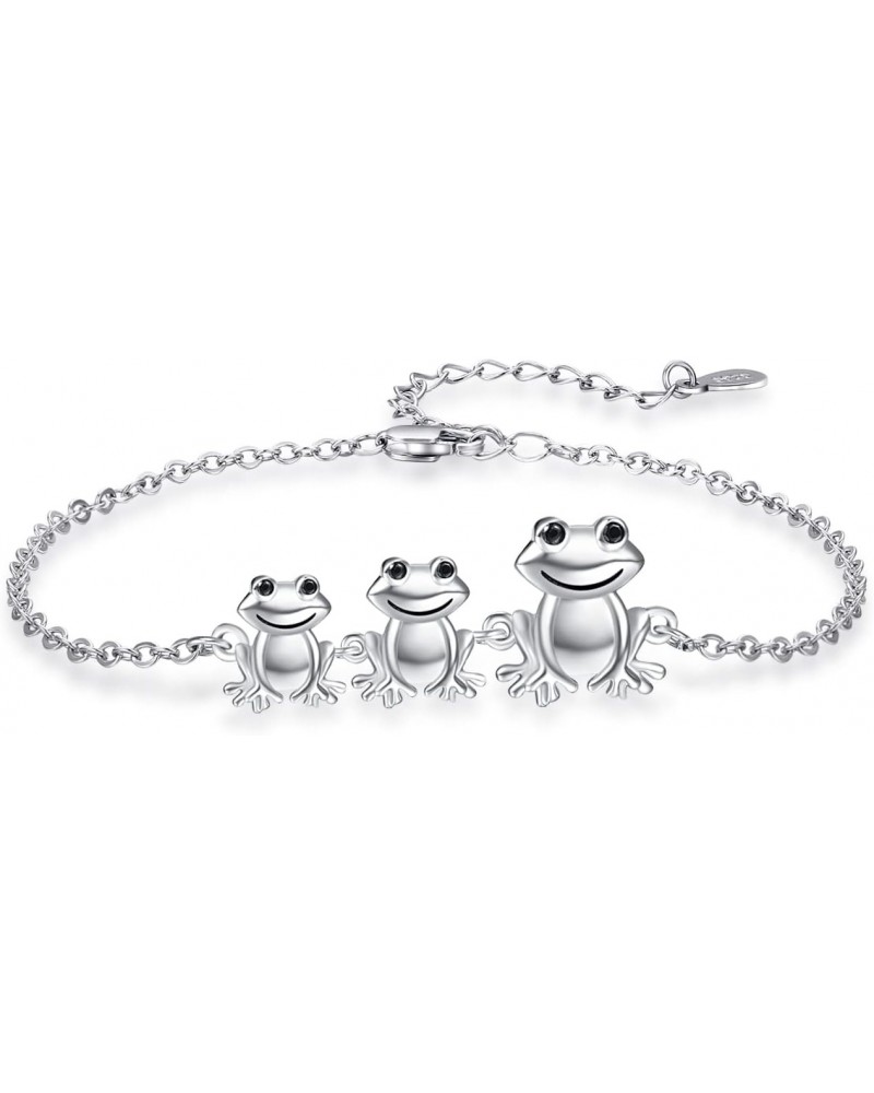 Frog Bracelet for Women Sterling Silver Bracelets for Women Frog Gifts Jewelry $20.99 Bracelets