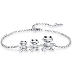 Frog Bracelet for Women Sterling Silver Bracelets for Women Frog Gifts Jewelry $20.99 Bracelets