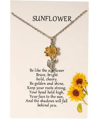 Sunflower Daisy Choker Necklace You are My Sunshine Women Valentine's Day Gifts Sunflower Pendant Jewelry Clavicular Chain fo...