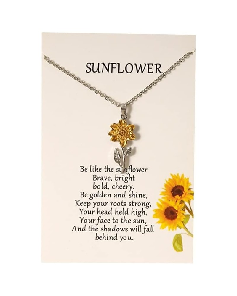 Sunflower Daisy Choker Necklace You are My Sunshine Women Valentine's Day Gifts Sunflower Pendant Jewelry Clavicular Chain fo...