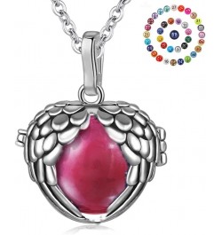 18mm Angel&wings Cage Harmony Ball Musical Pendant Angel Caller Women Necklace For Baby Jewelry Gift Style 3 $10.25 Necklaces